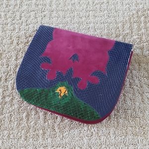 Authentic 80s Fuchsia Andrea Pfister Purse